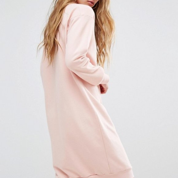 Adidas Pink Sweater Dress - Picture 3 of 3
